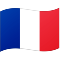 Flag: France on Google Android 12L