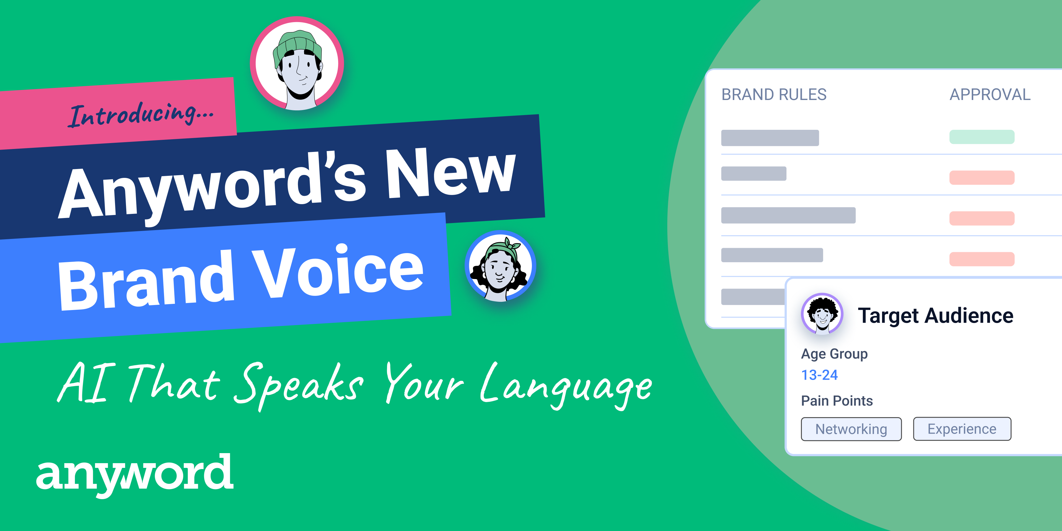 introducing Brand Voice- AI that speaks your language - new feature for on-brand generative ai copy every time