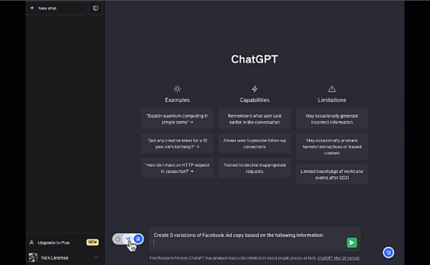  a gif showing how to use add your brand voice, messaging, and target audiences to ChatGPT using Anyword's Performance Boost AI Integration